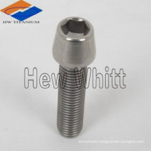 GR5 titanium taper socket head bolt and screw